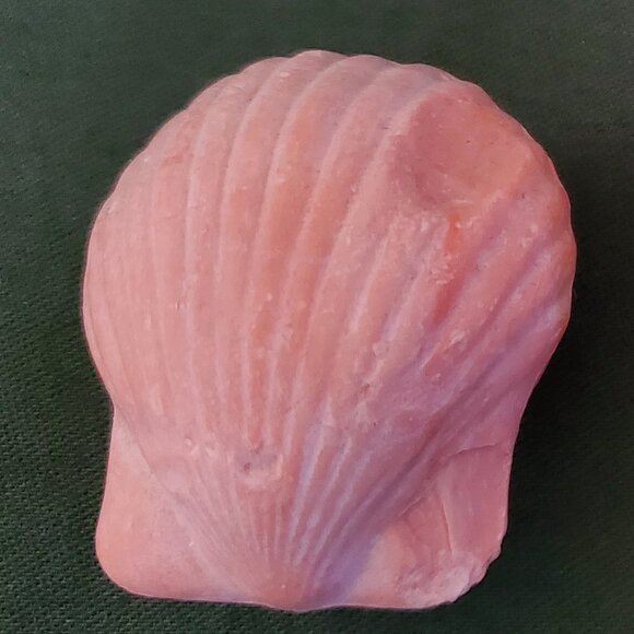 Extra Large Sandy Clam Shell with 5 Small Decorative Seashell Soaps - Picture 12 of 14